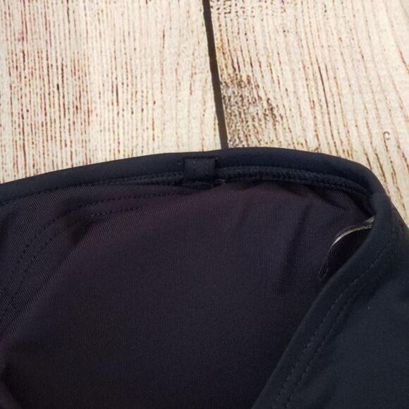 MICHAEL Michael Kors One Shoulder One-Piece Swimsuit Size 6 Navy Blue - Picture 8 of 11